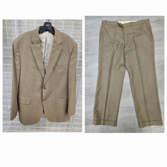 JACK VICTOR 100% WOOL Men's Blazer and Pants SUIT 31W 46L - 40L - Picture 1 of 10